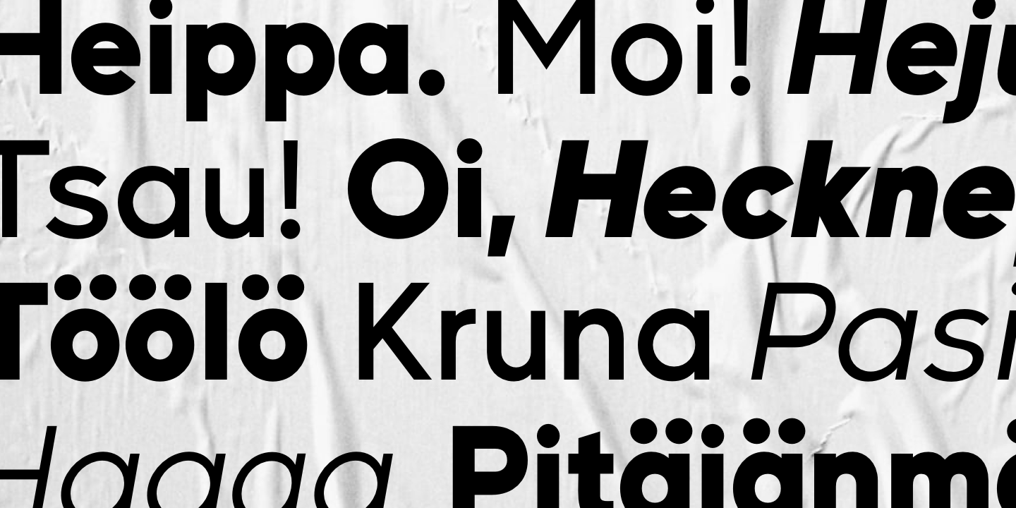 Heckney 80 Extra Bold Hatched Font preview